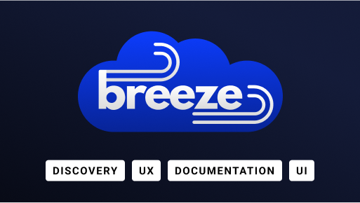 A sleek and modern UI showing a simplified mortgage application form, with intuitive navigation and clean layout. The background features a calm, breezy blue gradient reflecting ease and simplicity.