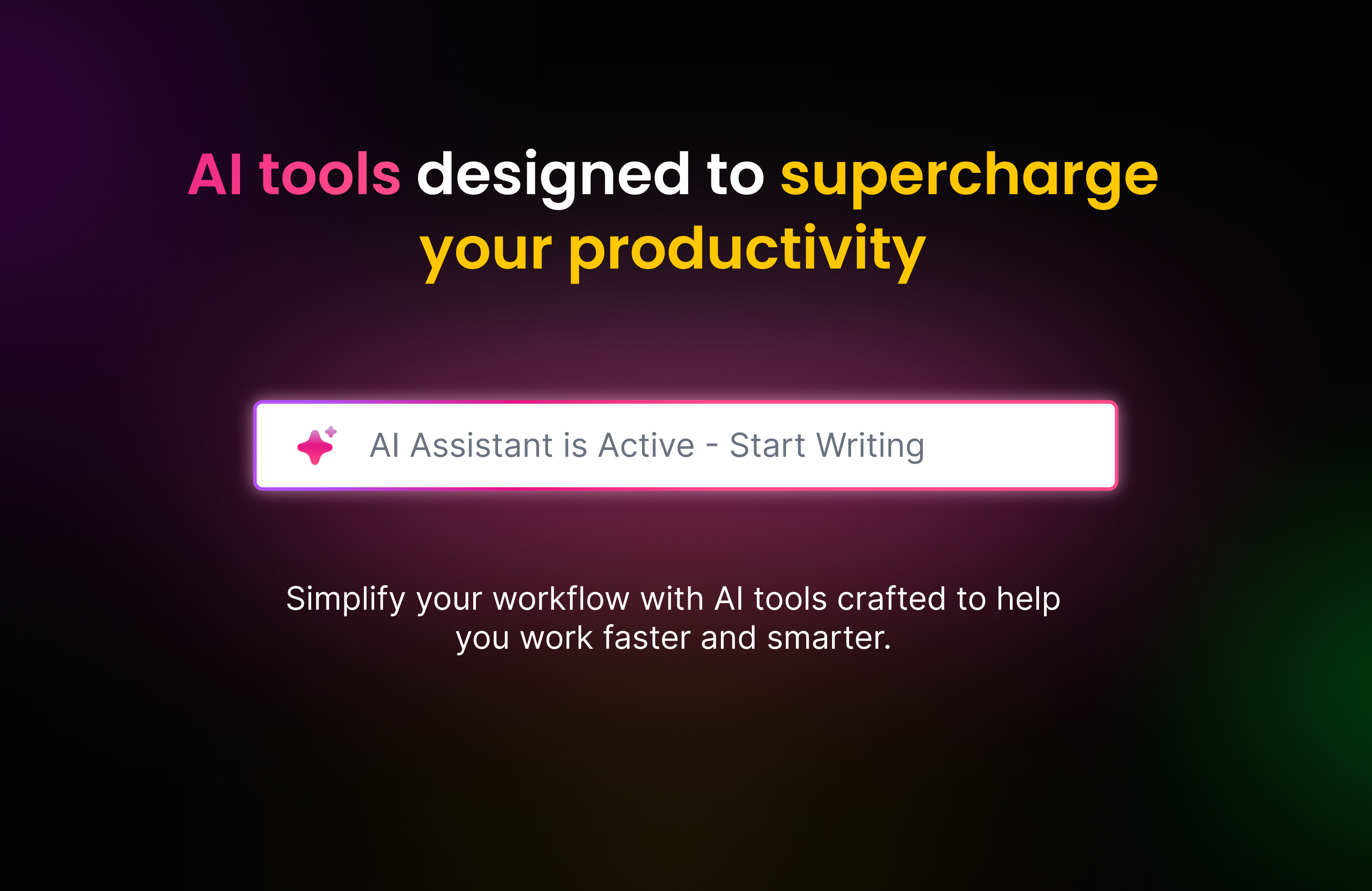AI Tools Banner